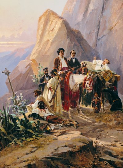 Journey from Paris to Cadiz, 1846 by Pierre François Eugène Giraud